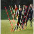 Фото #1 товара Аксессуары для футбола PRECISION Набор из 12 стоек для слалома 1,7 м - 4 флуоресцентно-желтые, 4 флуоресцентно-оранжевые, 4 красные