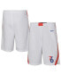 ფოტო #3 პროდუქტის Big Boys White Philadelphia 76Ers 2022/23 City Edition Swingman Shorts