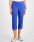 ფოტო #1 პროდუქტის Petite Mid Rise Pull-On Capri Pants, Created for Macy's