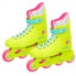 Фото #1 товара Роликовые коньки Colorbaby Neon Yellow CB Riders 36-37 4-колесные