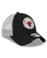 Фото #2 товара Men's Black Chicago Bulls 2024 NBA All-Star Game Rally Drive Distressed Patch 9TWENTY Trucker Adjustable Hat