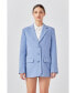 ფოტო #2 პროდუქტის Women's 3 Button Suit Blazer