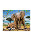 Фото #1 товара Howard Robinson 'Elephants And Giraffes' Canvas Art - 19" x 14" x 2"
