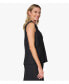 ფოტო #3 პროდუქტის Women's Linen Sleeveless In Line Top