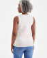 Фото #2 товара Women's Sleeveless Shell Sweater Top, Created for Macy's
