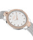 ფოტო #3 პროდუქტის Women's Mouffetard Two Hand Silver-Tone Stainless Steel Watch 38mm