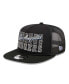 ფოტო #4 პროდუქტის Men's Black Los Angeles Dodgers Street Team A-Frame Trucker 9FIFTY Snapback Hat