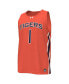 Фото #2 товара Men's #1 Orange Auburn Tigers Replica Basketball Jersey