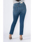 Фото #2 товара Plus Size High Rise Ankle Skinny Jeans