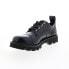 Фото #7 товара Diesel D-Konba LC Y02856-P4471-T8013 Mens Black Canvas Oxfords Casual Shoes