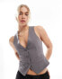 ASOS DESIGN tailored waistcoat in grey