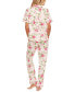 Фото #2 товара Women's 2-Pc. Gabriella Printed Pajamas Set