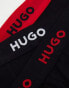 Фото #2 товара Hugo Bodywear 3 pack trunks in black