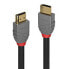 Фото #9 товара Lindy 2m High Speed HDMI Cablel - Anthra Line - 2 m - HDMI Type A (Standard) - HDMI Type A (Standard) - 4096 x 2160 pixels - 3D - Black - Grey