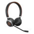Jabra Evolve 65+ UC Stereo - Wired & Wireless - Office/Call center - 310.3 g - Headset - Black