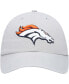 ფოტო #3 პროდუქტის Men's Gray Denver Broncos Clean Up Adjustable Hat