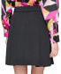 ფოტო #2 პროდუქტის Women's Belted Pleated Mini Skirt