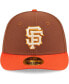 Фото #2 товара Men's Brown San Francisco Giants Tiramisu Low Profile 59FIFTY Fitted Hat