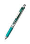 Фото #2 товара Pentel EnerGel Xm, Retractable gel pen, Turquoise, Silver,Turquoise, Plastic,Rubber, Round, 0.35 mm