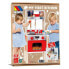 Фото #4 товара Детская игрушка кухня Molto 21293 Деревянная Красная (10 шт)