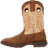 Фото #3 товара Durango Rebel Elephant Print Square Toe Cowboy Mens Beige, Brown Casual Boots D