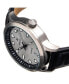 Фото #3 товара Часы Heritor Bradford Leather Silver & Black 43mm