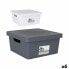 Storage Box with Lid Confortime 10 L With lid Squared (6 Units)