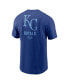 Фото #2 товара Men's Royal Kansas City Royals Large Logo Back Stack T-Shirt