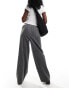 Фото #3 товара ASOS DESIGN cord barrel trousers in charcoal