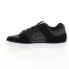 Фото #9 товара DC Pure 300660-BDS Mens Black Nubuck Lace Up Skate Inspired Sneakers Shoes