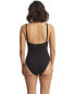 Фото #2 товара Seafolly 291680 Women Eco Sun Stripe One-Piece Black Size 12 (US Women's 8)