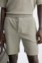 JACQUARD TEXTURED BERMUDA SHORTS