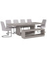 Фото #6 товара Tivie 8 Pc Dining Set (Rectangular Table + 6 Chairs + Bench)