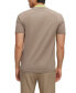 ფოტო #2 პროდუქტის Men's Logo-Stripe Jacquard Collar T-shirt