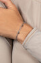 Double Silver Bracelet with Beads BRC107W