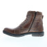Фото #5 товара Roan by Bed Stu Peterson F805078 Mens Brown Leather Lace Up Casual Dress Boots