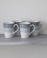 Фото #2 товара Colorscapes Layers 4 Piece Mug Set, 12 oz