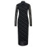 HUGO Neshy 2 10238470 Long Sleeve Long Dress