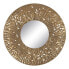 Wall mirror Golden Crystal Iron 76,5 x 7 x 76,5 cm