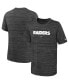 ფოტო #1 პროდუქტის Big Boys Black Las Vegas Raiders Sideline Velocity Performance T-shirt