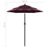Фото #7 товара Садовый зонт vidaXL Bordeauxrot 200 х 228 см (3-слойный)
