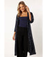 ფოტო #1 პროდუქტის Karsyn Open Front Sequin Duster