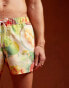 ASOS DESIGN swim short in short length in fruit print