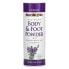 Body & Foot Powder with Grapefruit Seed Extract & Lavender Oil, Lavender, 4 oz (113 g)