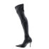 Фото #5 товара Diesel D-Venus TBT Y03045-P3923-T8013 Womens Black Leather Knee High Boots