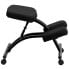 Фото #1 товара Mobile Ergonomic Kneeling Chair In Black Fabric