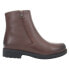 Propet Troy Round Toe Pull On Mens Brown Casual Boots MBA005LBR