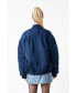 Women's Ruched Bomber Jacket