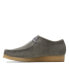 Фото #10 товара Clarks Wallabee 26170535 Mens Gray Suede Oxfords & Lace Ups Casual Shoes