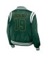 Women's Green Green Bay Packers Bomber Full-Zip Jacket